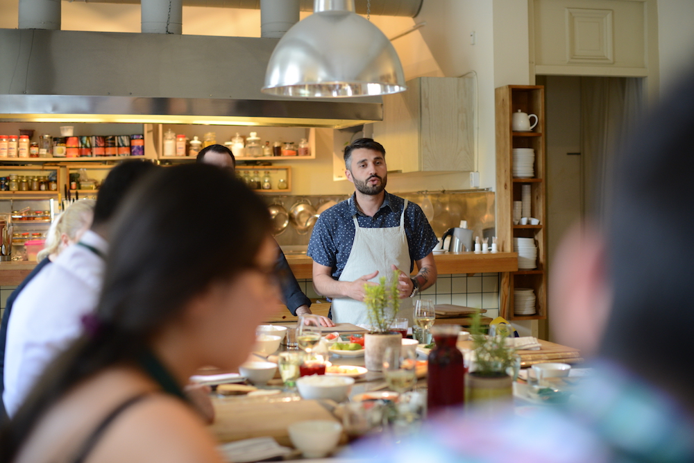 2017 Father’s Day masterclass at Culinarium Cooking School, in the framework of the MenCare campaign in Georgia. Photo by Demetre Datiashvili for UNFPA Georgia.