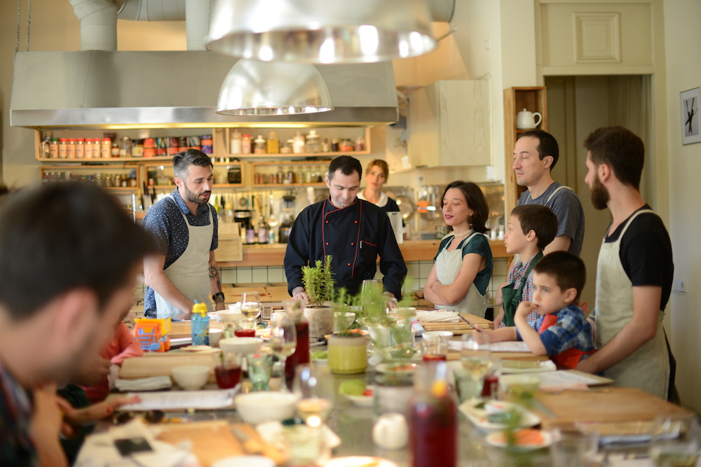 2017 Father’s Day masterclass at Culinarium Cooking School, in the framework of the MenCare campaign in Georgia. Photo by Demetre Datiashvili for UNFPA Georgia.