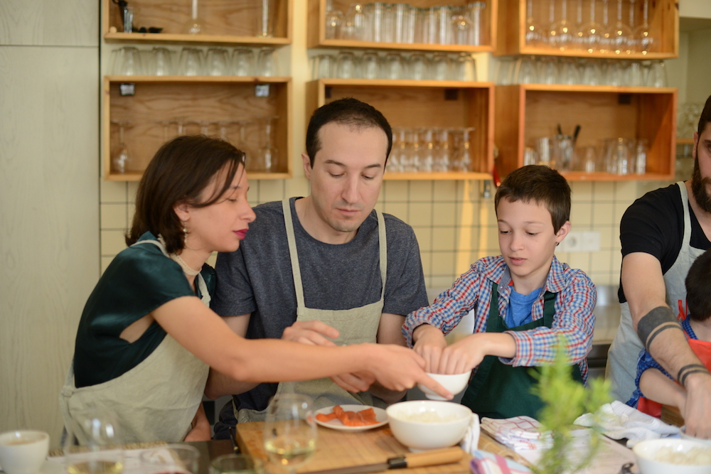 2017 Father’s Day masterclass at Culinarium Cooking School, in the framework of the MenCare campaign in Georgia. Photo by Demetre Datiashvili for UNFPA Georgia.