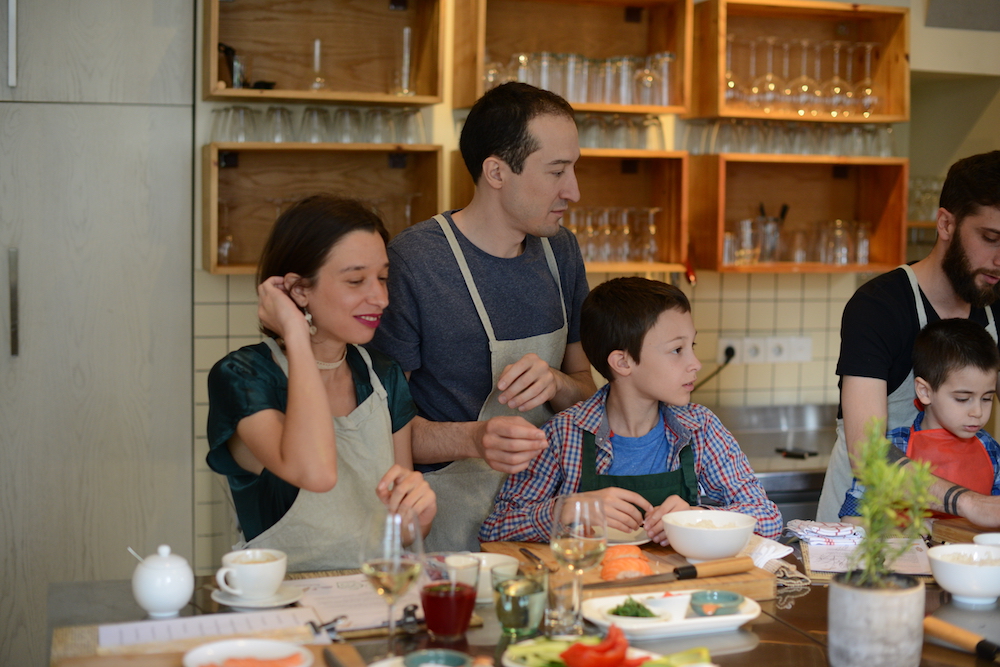 2017 Father’s Day masterclass at Culinarium Cooking School, in the framework of the MenCare campaign in Georgia. Photo by Demetre Datiashvili for UNFPA Georgia.