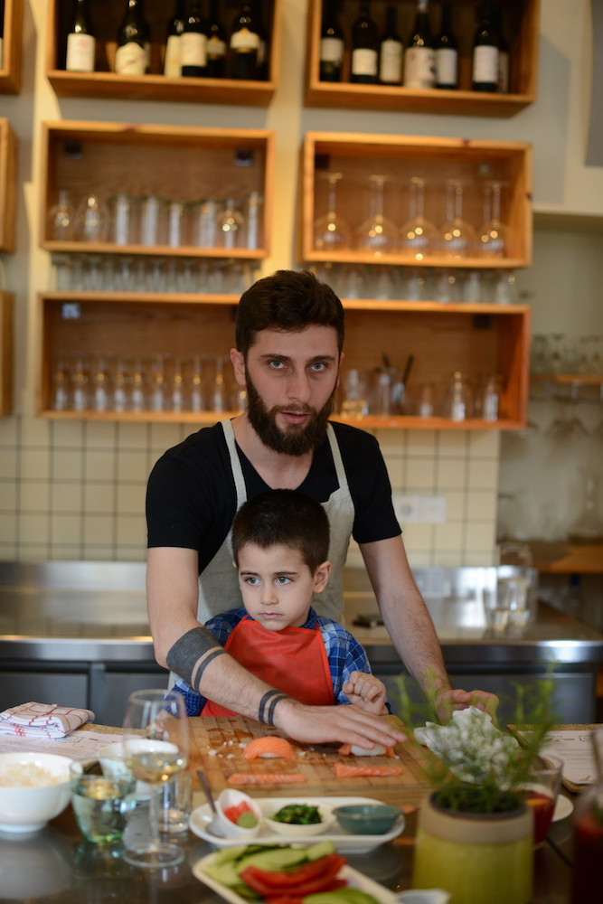 2017 Father’s Day masterclass at Culinarium Cooking School, in the framework of the MenCare campaign in Georgia. Photo by Demetre Datiashvili for UNFPA Georgia.