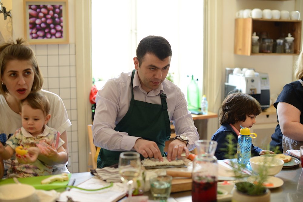 2017 Father’s Day masterclass at Culinarium Cooking School, in the framework of the MenCare campaign in Georgia. Photo by Demetre Datiashvili for UNFPA Georgia.