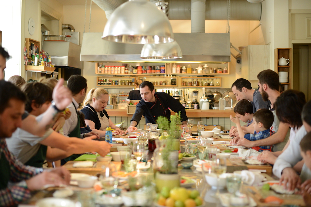 2017 Father’s Day masterclass at Culinarium Cooking School, in the framework of the MenCare campaign in Georgia. Photo by Demetre Datiashvili for UNFPA Georgia.