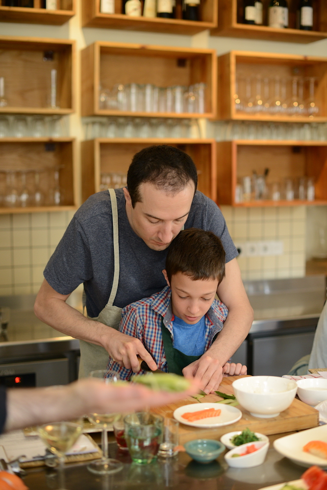 2017 Father’s Day masterclass at Culinarium Cooking School, in the framework of the MenCare campaign in Georgia. Photo by Demetre Datiashvili for UNFPA Georgia.