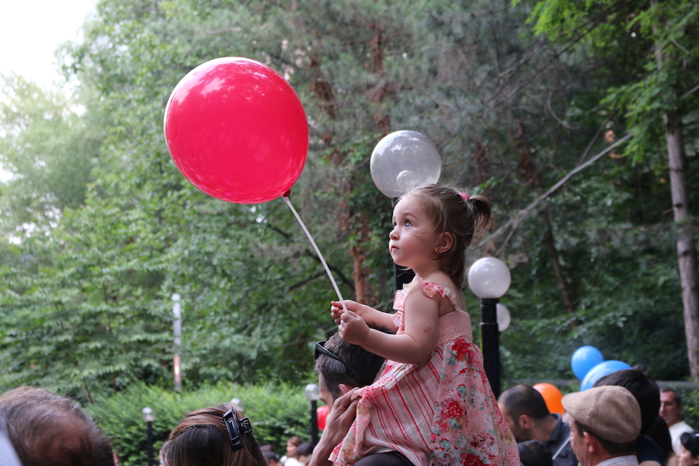 Father’s Day concert on June 19, 2017 organized by UNFPA and We Care in cooperation with Tbilisi City Hall, in Tbilisi, Georgia. Photo by Mariam Khotcholava for UNFPA Georgia.