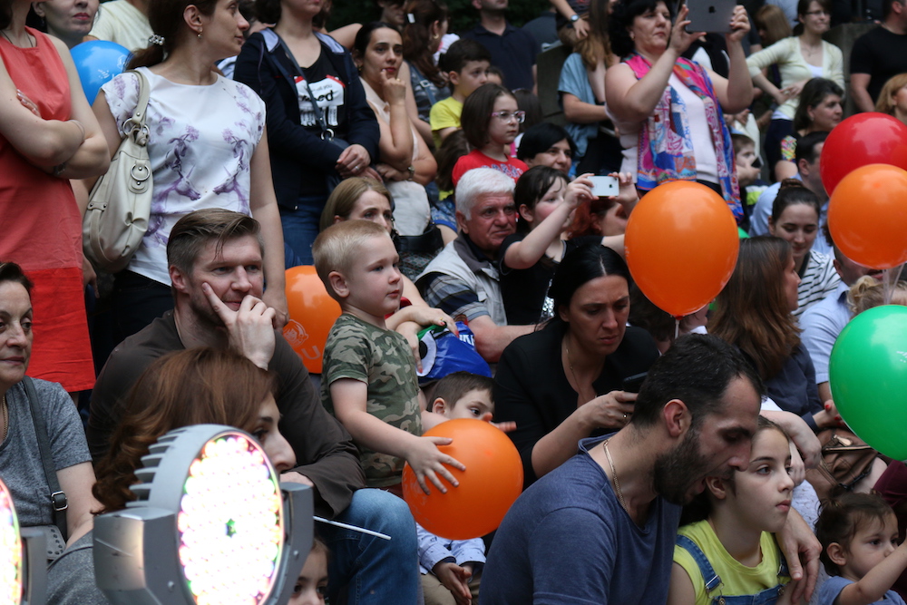 Father’s Day concert on June 19, 2017 organized by UNFPA and We Care in cooperation with Tbilisi City Hall, in Tbilisi, Georgia. Photo by Mariam Khotcholava for UNFPA Georgia.