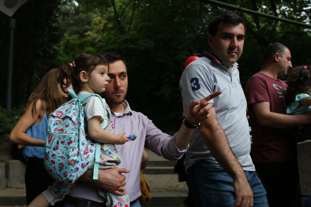 Father’s Day concert on June 19, 2017 organized by UNFPA and We Care in cooperation with Tbilisi City Hall, in Tbilisi, Georgia. Photo by Mariam Khotcholava for UNFPA Georgia.