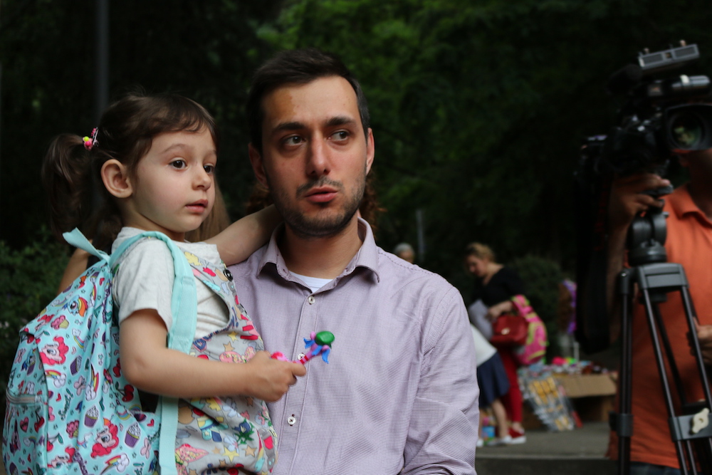 Father’s Day concert on June 19, 2017 organized by UNFPA and We Care in cooperation with Tbilisi City Hall, in Tbilisi, Georgia. Photo by Mariam Khotcholava for UNFPA Georgia.