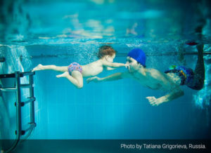 "Konstantin Grigoriev and his daughter Elina." Photo by Tatiana Grigorieva, Russia.