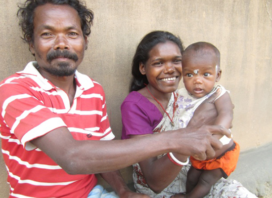 A family in India