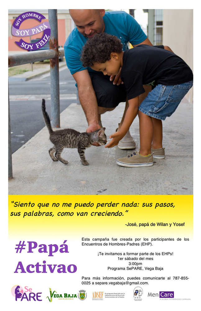 MenCare Puerto Rico Poster: José López