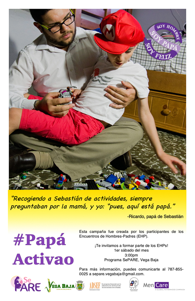 MenCare Puerto Rico Poster: Ricardo