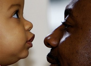 Father and Child. Credit: Julian Povey Flickr CCBY2.