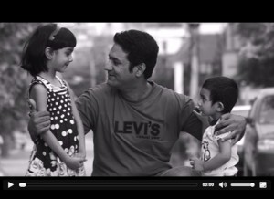 Screenshot from AMAL's video "To Be A Father."