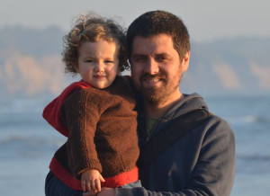 Francisco Aguayo with his daughter