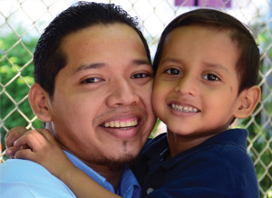 Father and son in Nicaragua.