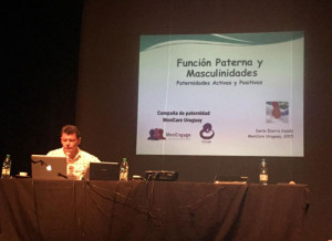 Darío Ibarra Casals gives presentation "Paternal Function and Masculinities: Positive and Active Fatherhood."