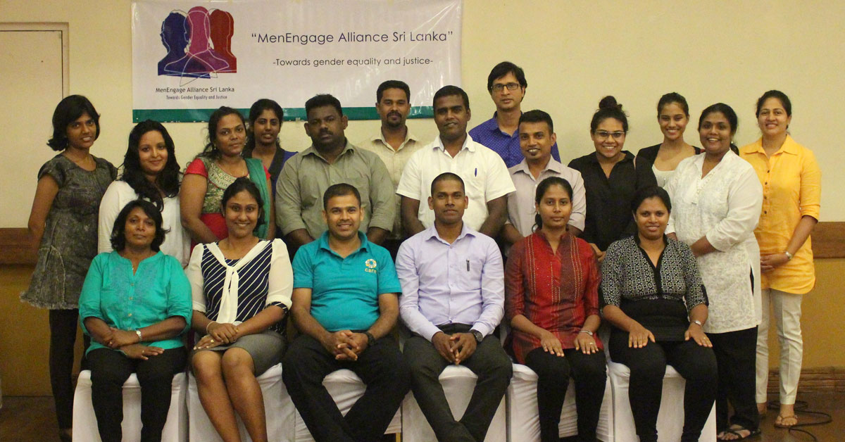 MenEngage and MenCare team members at conference in Colombo, Sri Lanka.