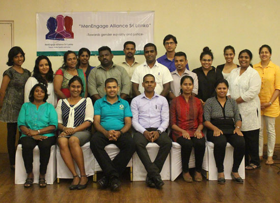 MenEngage and MenCare team members at conference in Colombo, Sri Lanka.
