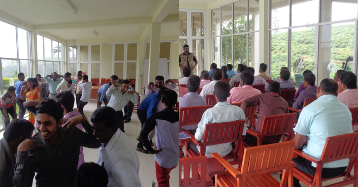 Participants in Ambagamuwa ADP’s training for the Vaharai divisional secretariat office, in eastern Sri Lanka.