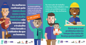 Graphic from MenCare Brazil's Father's Month campaign in August 2016.