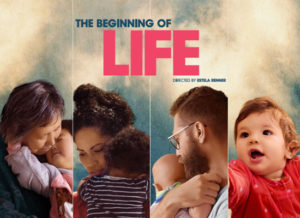 Poster from the film "The Beginning of Life."