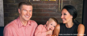 Anatoli Boisa, Georgian Basketball Player, and his family. Credit: Anna Boko for CulinArt Magazine.