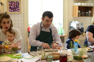 2017 Father’s Day masterclass at Culinarium Cooking School, in the framework of the MenCare campaign in Georgia. Photo by Demetre Datiashvili for UNFPA Georgia.