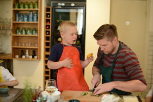 2017 Father’s Day masterclass at Culinarium Cooking School, in the framework of the MenCare campaign in Georgia. Photo by Demetre Datiashvili for UNFPA Georgia.