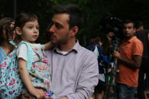 Father’s Day concert on June 19, 2017 organized by UNFPA and We Care in cooperation with Tbilisi City Hall, in Tbilisi, Georgia. Photo by Mariam Khotcholava for UNFPA Georgia.
