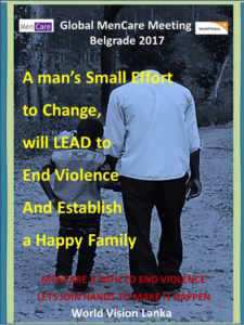 Poster from the MenCare campaign in Sri Lanka.